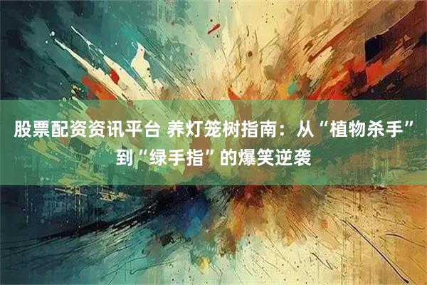 股票配资资讯平台 养灯笼树指南：从“植物杀手”到“绿手指”的爆笑逆袭